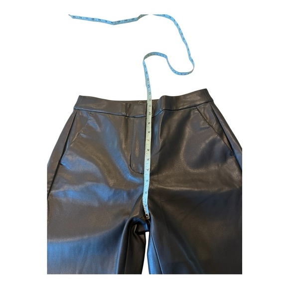 J. Crew Kate straight-leg pant in faux leather Women’s Size 4 Style BU141 Black - Picture 5 of 16